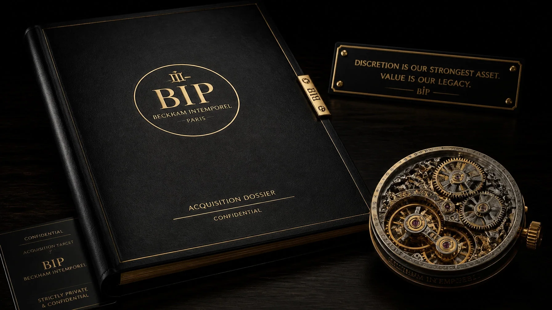 An archive-like presentation of a rare timepiece and its provenance