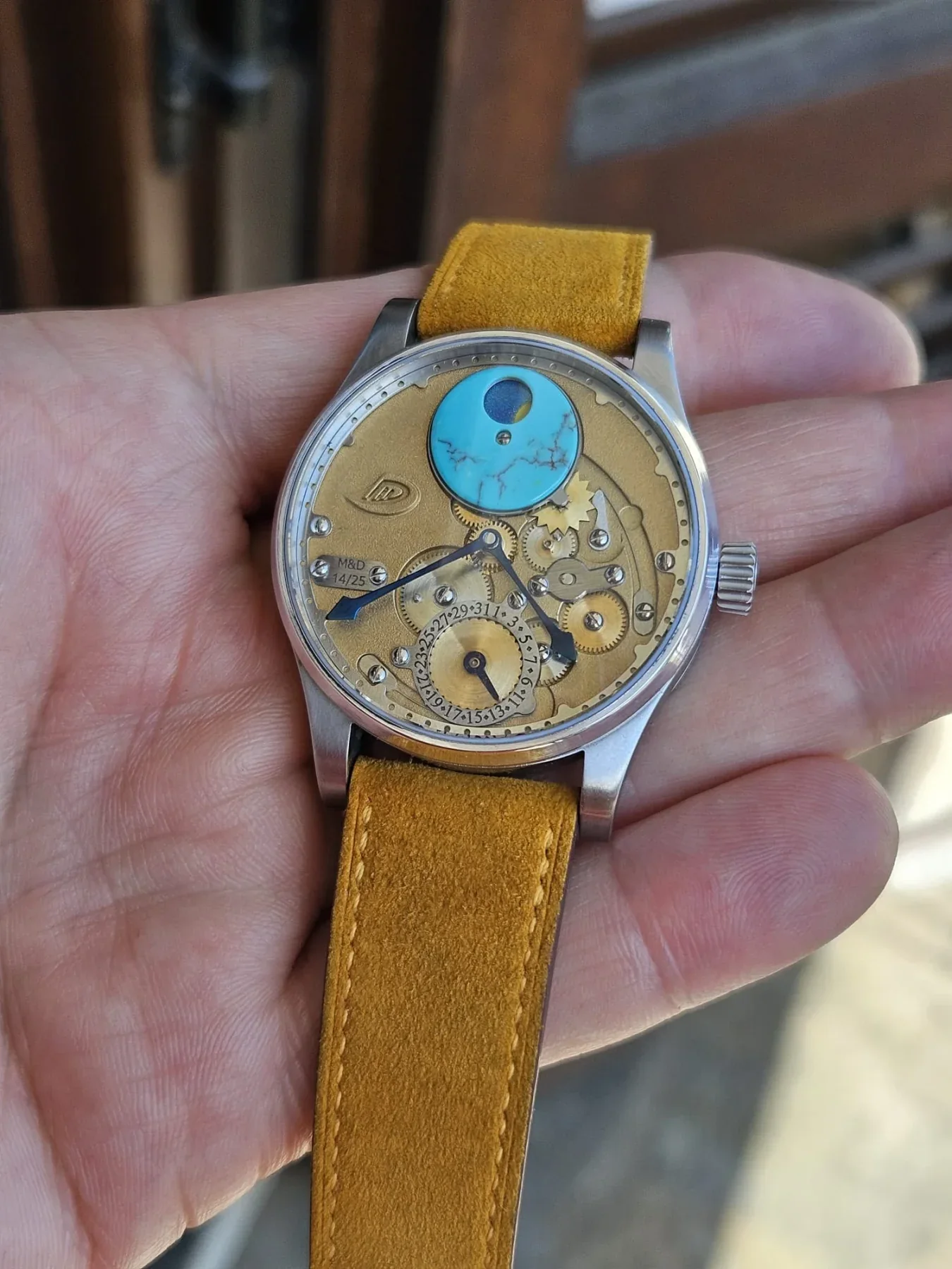 Marc & Darnò Moon Phase, front view